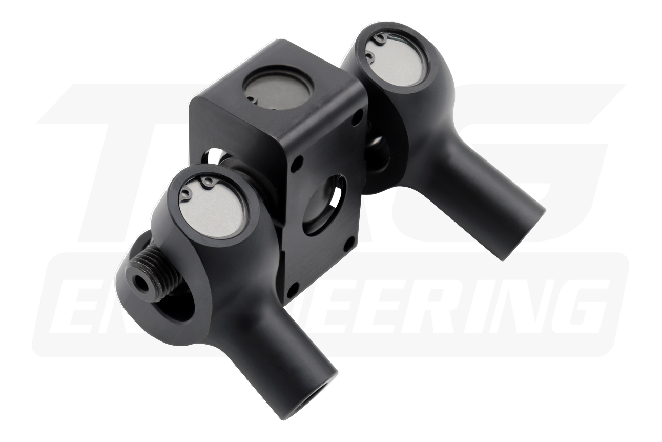 TILTON 600-Series 2-Pedal Underfoot Assembly 鍛造鋁合金輕量型兩件踏板總成 (離合器+煞車, 直立式) | JNK Motorsport by TAG Engineering Group