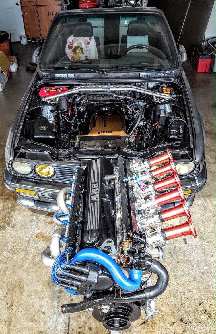 Frank’s E30 M20B25 build to 3.1L with RHD ITB kit / 排氣量 3,100cc 搭載 RHD 六喉直噴系統的 M20 引擎 | JNK Motorsport by TAG Engineering Group