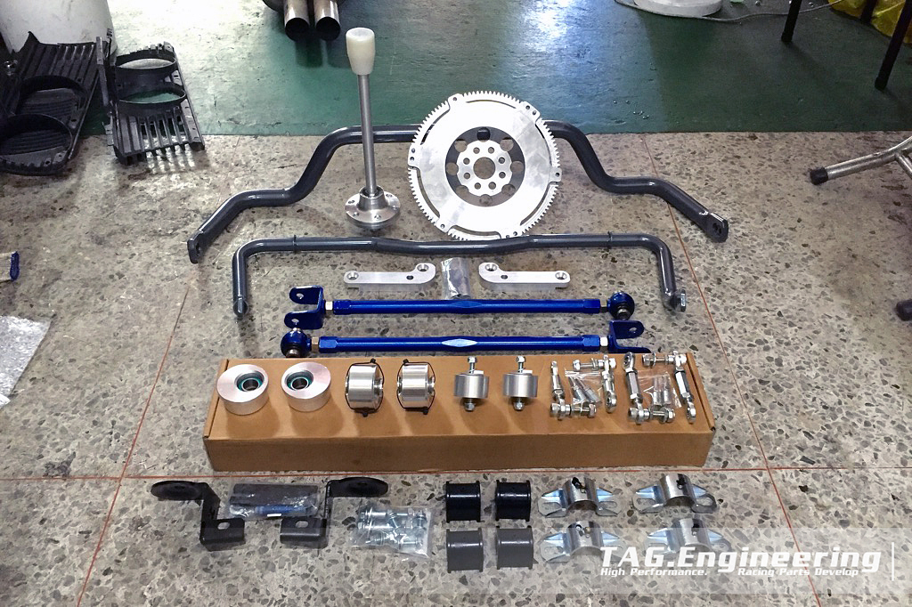 Steve’s Red E36 M3 Race Car Project – Suspension Upgrade Stage1 紅色 E36 M3 比賽車底盤打造計畫第一階段 | JNK Motorsport by TAG Engineering Group