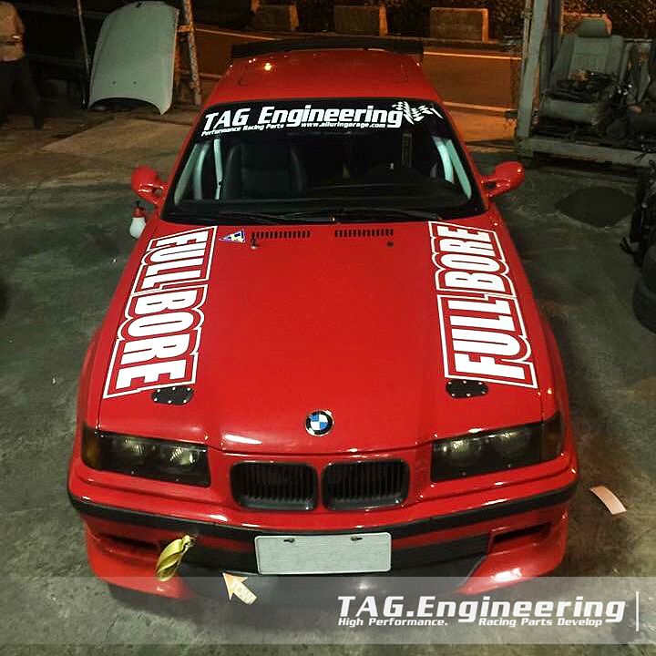 Steve’s Red E36 M3 Race Car Project – Suspension Upgrade Stage1 紅色 E36 M3 比賽車底盤打造計畫第一階段 | JNK Motorsport by TAG Engineering Group