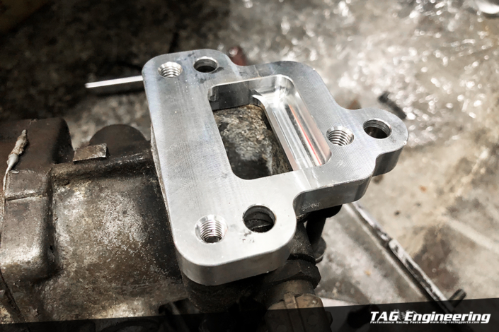 RHD Develop Project : Special Front Thermostat Housing RE-LOCATION Plate For BMW M30 ITB Kit 水龜座遷移轉接板 | JNK Motorsport by TAG Engineering Group