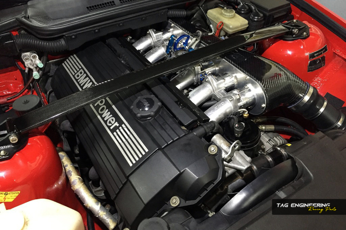 Customer Red BMW E36 M3US 3.2 Project Stage2 – RHD ITB & ECU Tune / E36 M3US 3.2 第二階段 – 引擎動力部分 | JNK Motorsport by TAG Engineering Group