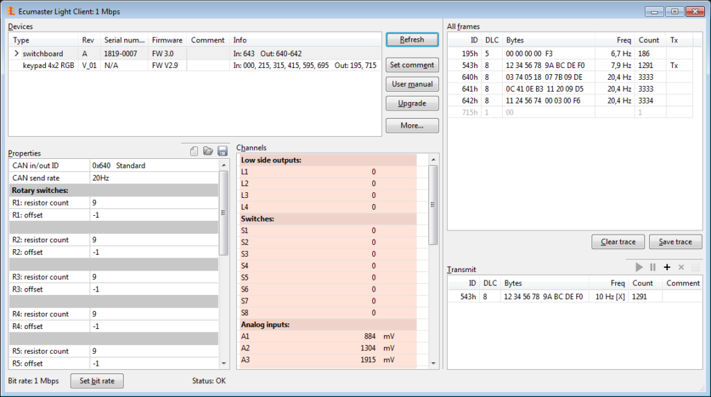 JNK Motorsport by TAG Engineering Group | Ecumaster LightClient CAN Build Change Log