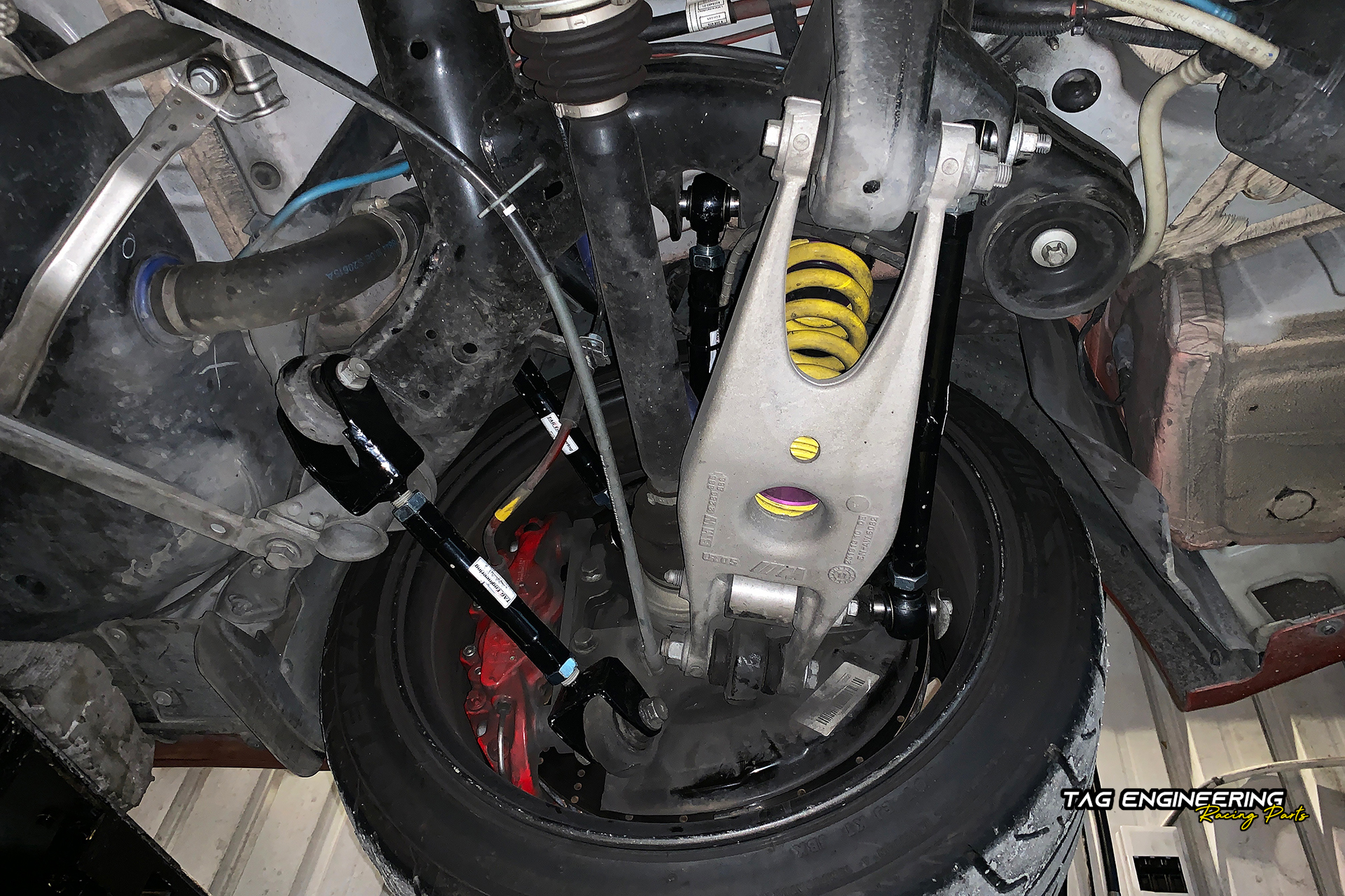 BMW E82 1M Front & Rear Adjustable Control Arm Upgrade. 全車前後可調控制臂升級計畫 | JNK Motorsport by TAG Engineering Group
