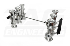 Complete Bolt-On ITB Kit With Carbon Rain Hats For Porsche Boxer 6cyl Engine 保時捷 Boxer 六喉直噴進氣套件 (含碳纖維空濾集氣盒) | JNK Motorsport by TAG Engineering Group