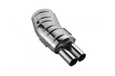 Eisenmann Performance Exhaust Sport Version Rear silencer For BMW E36 M3 (2xØ76mm) | JNK Motorsport by TAG Engineering Group