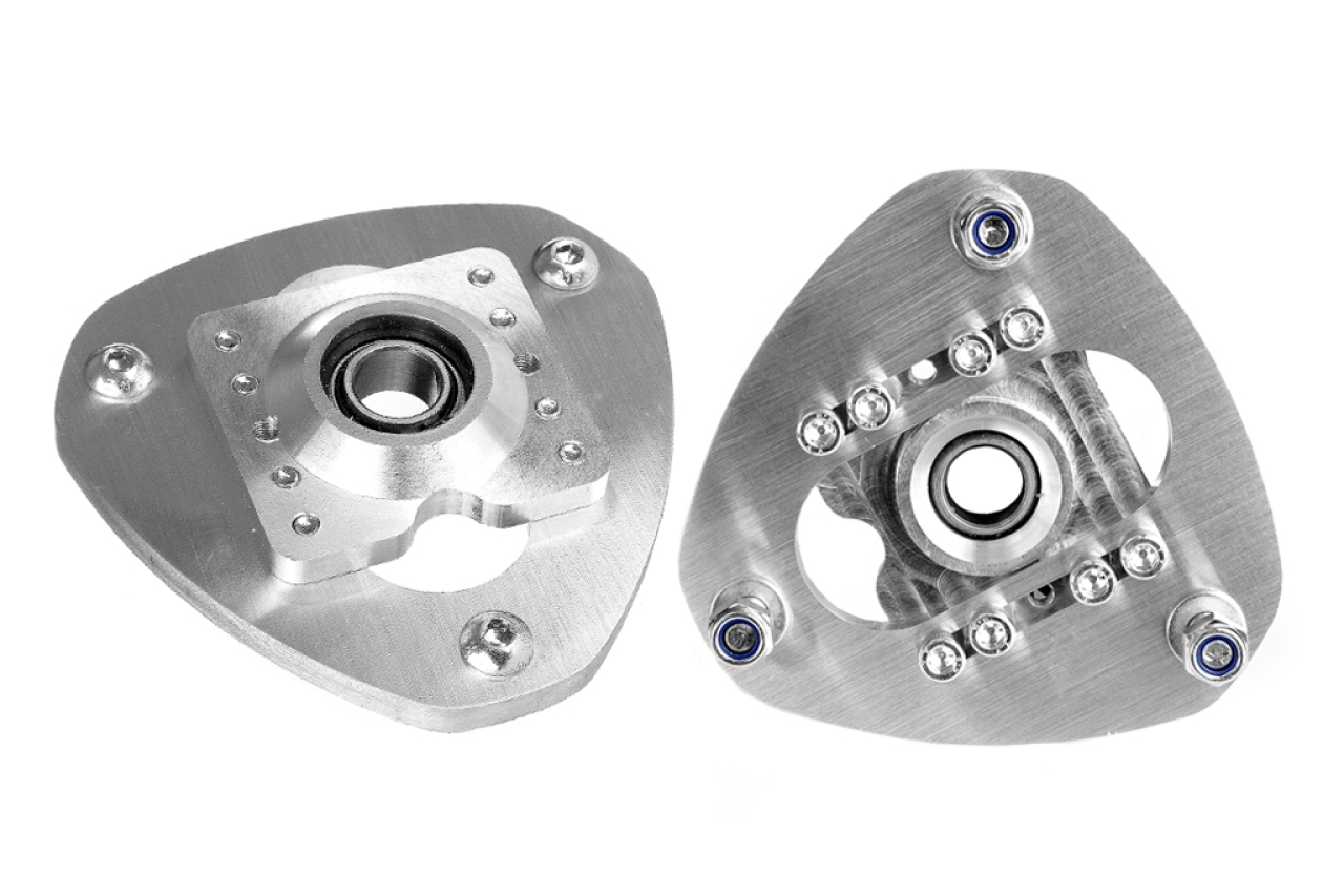 Duralumin Billet Front Coilover Adjustable Camber Plate For BMW E36, Z3, Z4 可調前懸吊魚眼上座 | JNK Motorsport by TAG Engineering Group