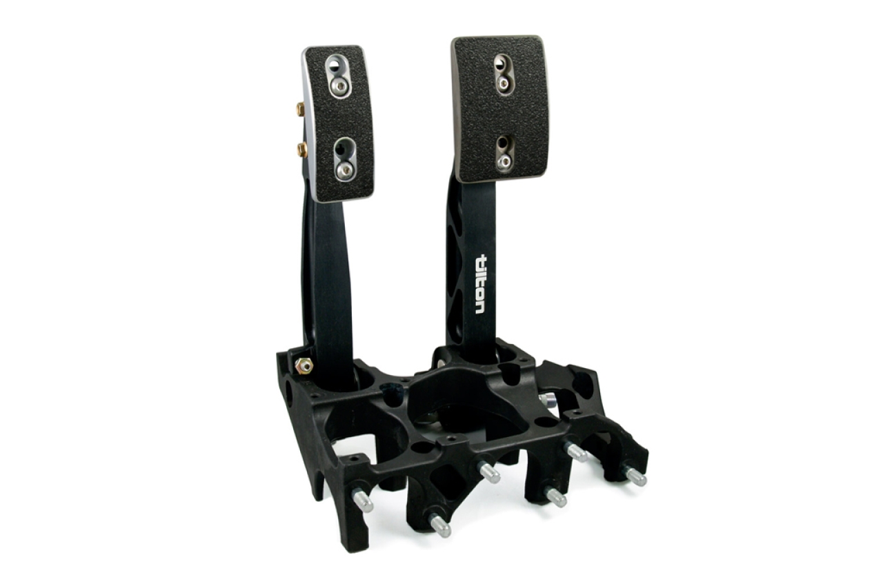 TILTON 600-Series 2-Pedal Underfoot Assembly 鍛造鋁合金輕量型兩件踏板總成 (離合器+煞車, 直立式) | JNK Motorsport by TAG Engineering Group