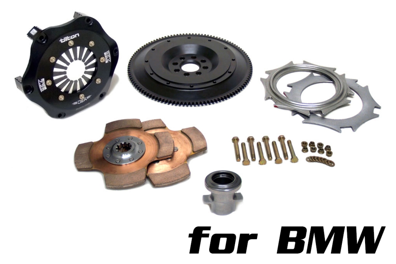 TILTON Bolt-On 7.25” Cerametallic Multi Clutch Set + Light-Flywheel Assemblies For BMW E34, E36, E46, Z3, Z4 競技型傳動套件 (輕量化單質飛輪, 多片式陶瓷金屬離合器組) | JNK Motorsport by TAG Engineering Group