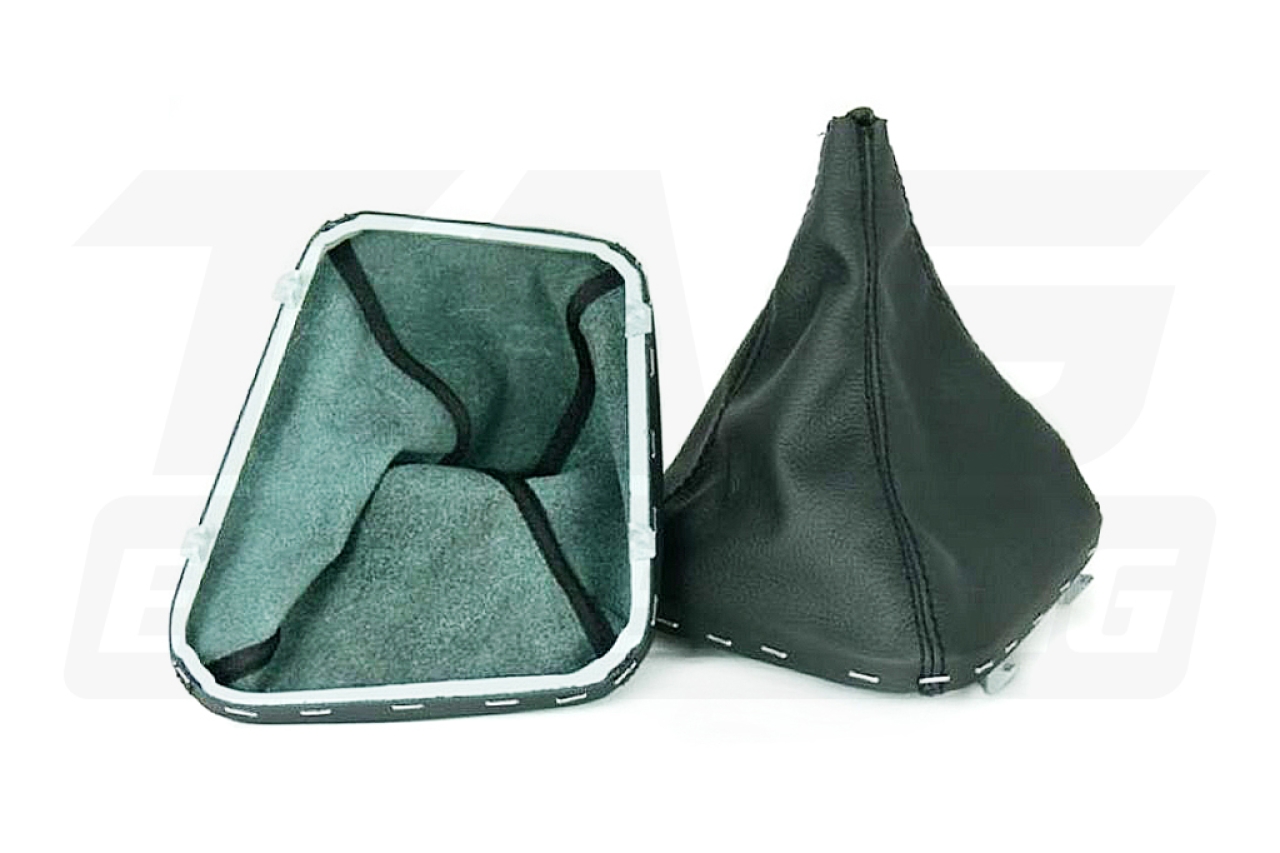 Black Shifter Leather Cover For BMW E46 德國進口真皮手排排檔皮套 (含底架) | JNK Motorsport by TAG Engineering Group