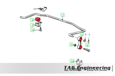 17 Pcs Complete Suspension Bushing Set For BMW E30 全車底盤 17 件強化鐵套組 | JNK Motorsport by TAG Engineering Group