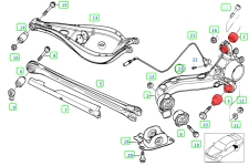 Sport Plus Rear Control Arm Outer Bushing Set For BMW E36, E46, Z1, Z4(E85, E86, E89) 強化後羊角上下鐵套組 | JNK Motorsport by TAG Engineering Group