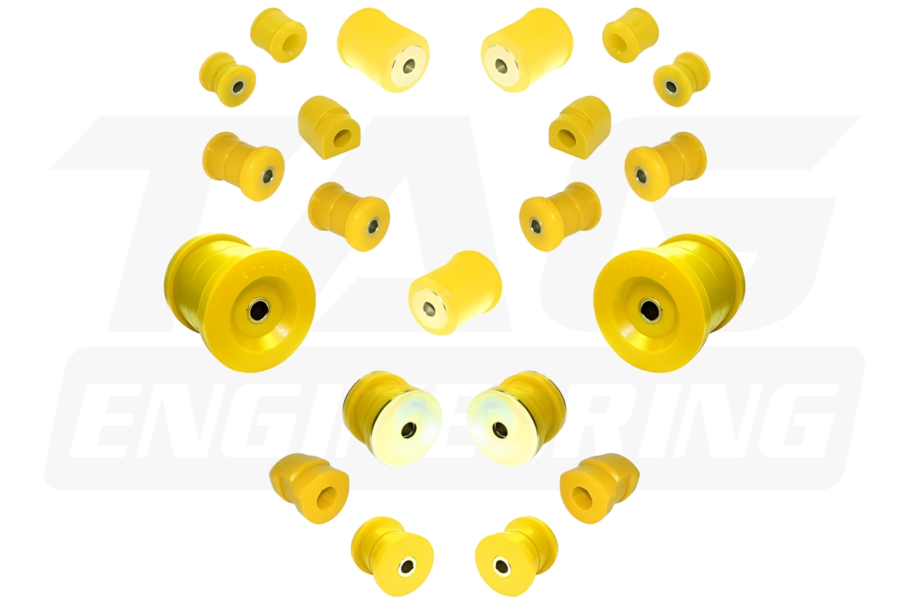 Sport Plus 18-21 Pcs Complete Suspension Bushing Set for BMW E32, E34 全車底盤強化鐵套組 (18-21件) | JNK Motorsport by TAG Engineering Group