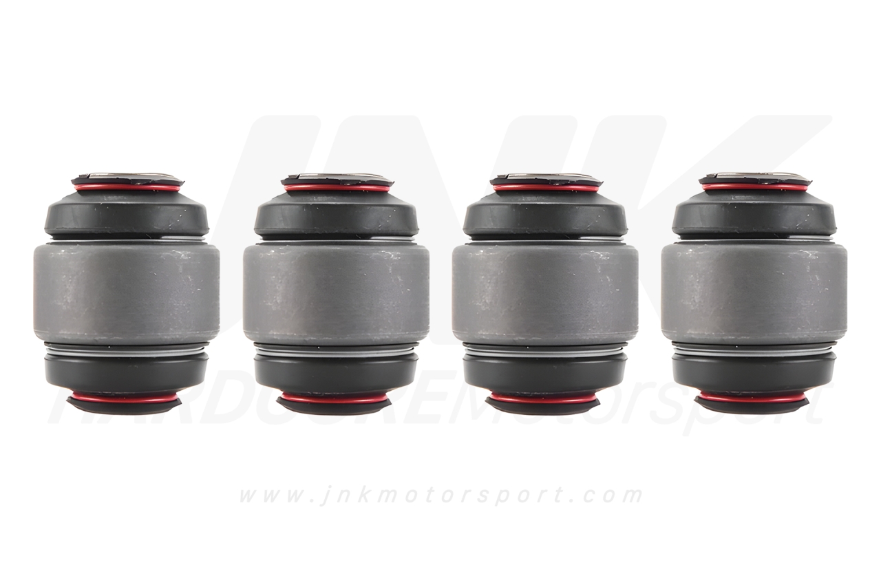 4 Pcs Uniball Rear Trailing Arm Bushing Set For BMW E36, E46, Z1, Z4 (E85, E86, E89) 強化型後羊角魚眼鐵套組 | JNK Motorsport by TAG Engineering Group