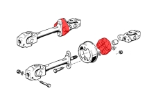 DTM Gr.A SPEC Lower Steering Flexible Joint Adapter For BMW E30 強化型方向機槍管十字接頭橡皮連軸器 | JNK Motorsport by TAG Engineering Group