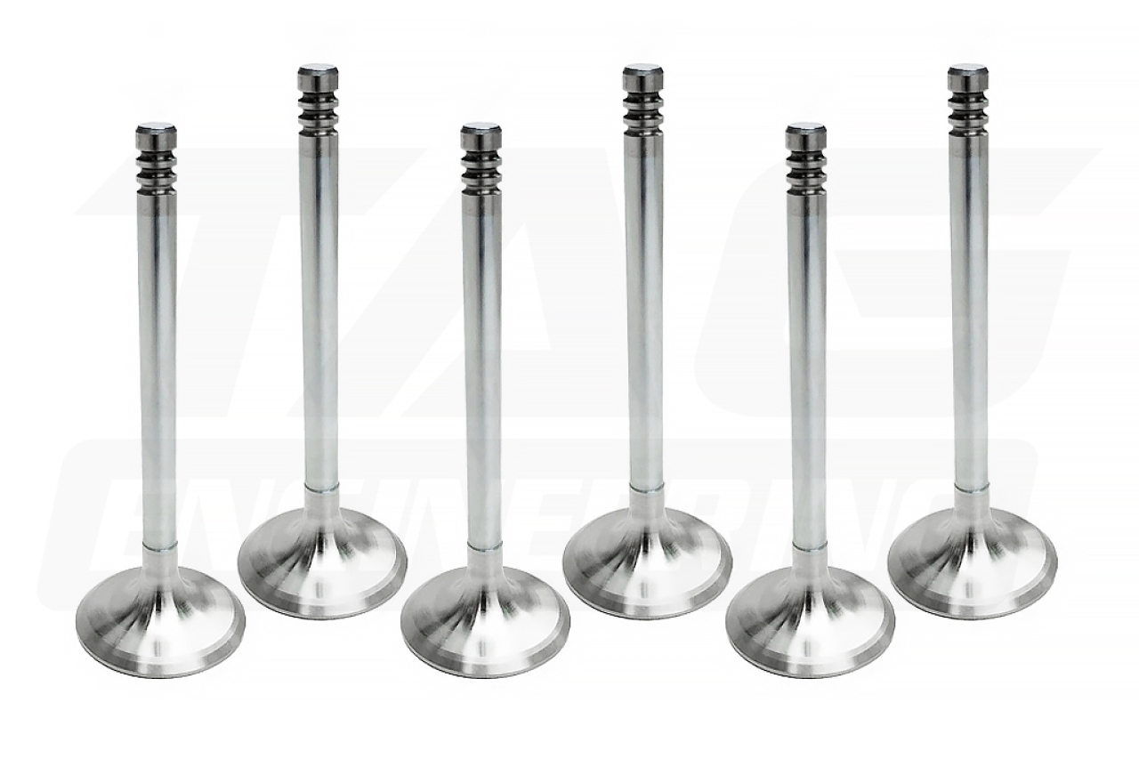 High Performance Triple Groove Exhaust Valve +1mm Oversize Set For BMW M20 高性能加大氣門組 (排氣端, +1mm) | JNK Motorsport by TAG Engineering Group
