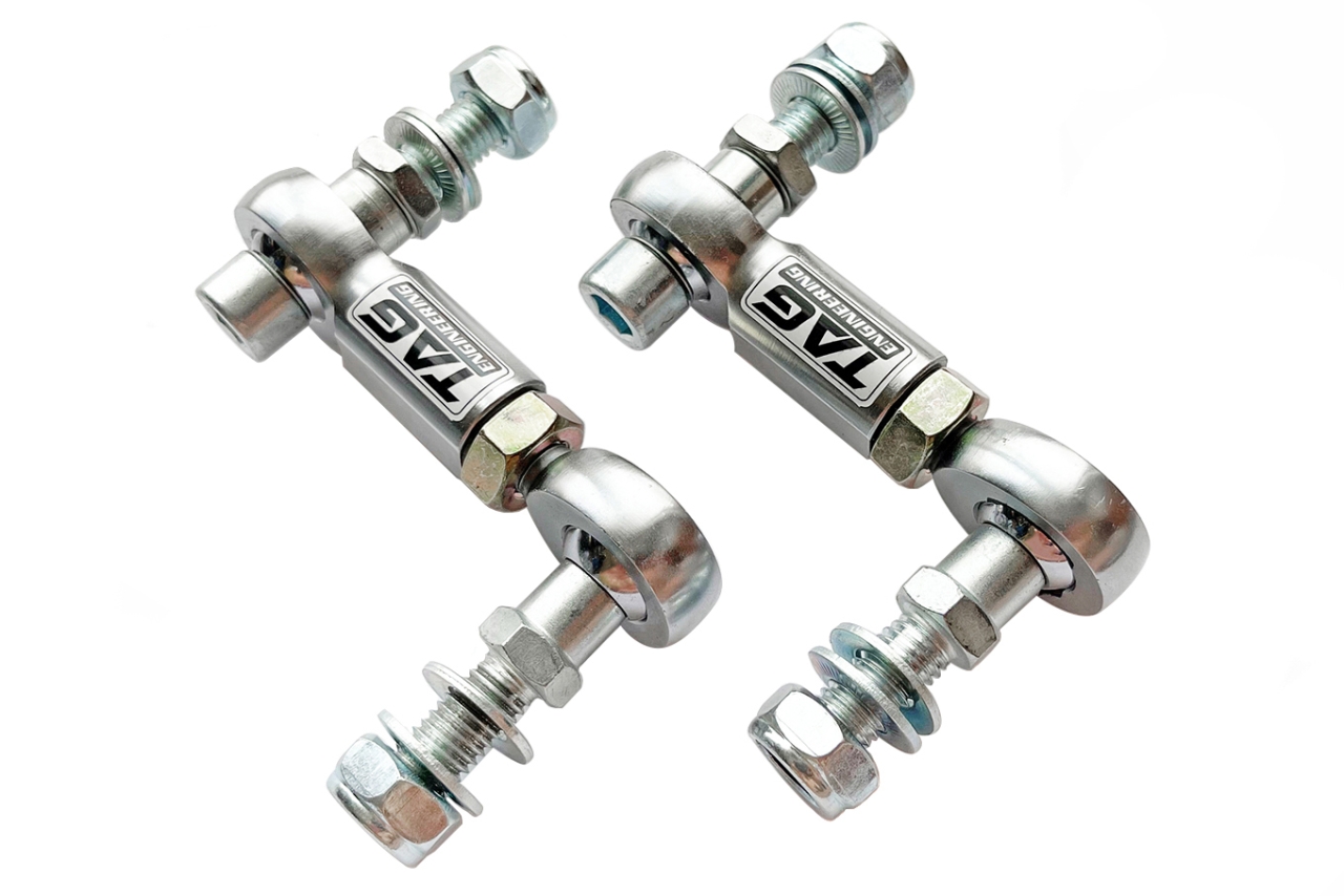 JNK 4130 CroMo Rear Adjustable Sway Bar Links For BMW E39 鉻鉬合金可調魚眼李子串 (後) | JNK Motorsport by TAG Engineering Group