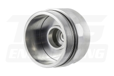 Duralumin Billet 3 Sensor Block Oil Filter Cover For BMW M52, M54 Engine 高品質鋁合金改裝機油蓋適配器套件 (3組傳感器孔) | JNK Motorsport by TAG Engineering Group