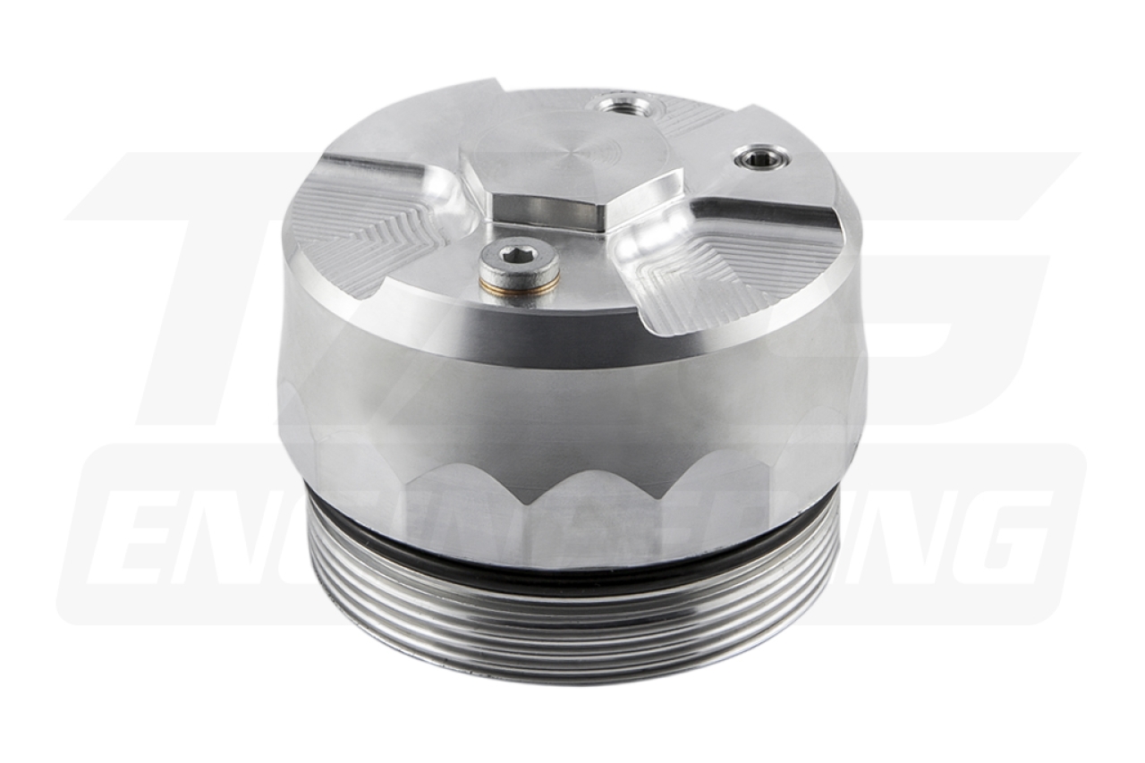 Duralumin Billet 3 Sensor Block Oil Filter Cover For BMW M52, M54 Engine 高品質鋁合金改裝機油蓋適配器套件 (3組傳感器孔) | JNK Motorsport by TAG Engineering Group