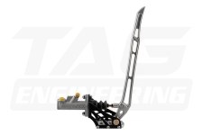 Billet Hydraulic Handbrake With Wilwood Master Cylinder 含 wilwood 總泵油壓手煞車 (鋁原色) | JNK Motorsport by TAG Engineering Group