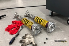 Gen1 Duralumin Billet 4-Way Front Coilover Adjustable Camber Plate For BMW E46, E46 M3, E85, E86 全向可調前懸吊魚眼上座 (4way, 3D) | JNK Motorsport by TAG Engineering Group