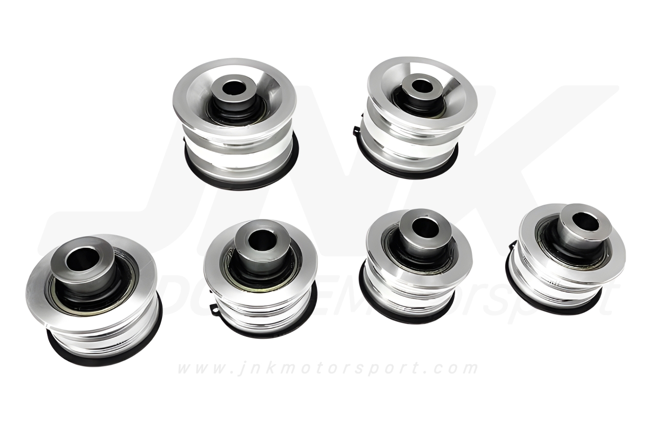 JNK Sport Billet Rear Suspension Ball Joint Bushing Set For BMW E36, E46, Z4(E85, E86, E89) 後軸魚眼鐵套 6 件組 | JNK Motorsport by TAG Engineering Group