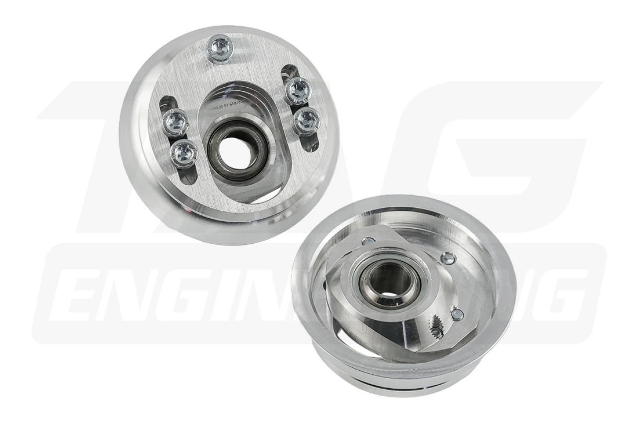 Duralumin Billet 4-Way Front Coilover Adjustable Camber Plate For Audi TT(MK1), A3(8L) 全向可調前懸吊魚眼上座 (4way, 3D) | JNK Motorsport by TAG Engineering Group