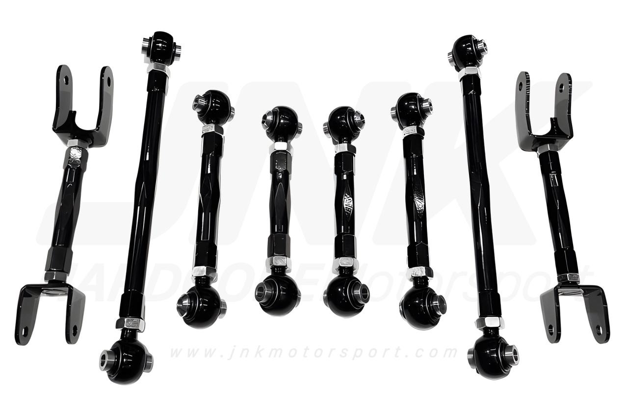 JNK Adjustable Rear Control Arm Set For BMW E81, E82, E87, E88, E90, E91, E92, E93 Non-M 魚眼可調後控制臂 8 隻套組 | JNK Motorsport by TAG Engineering Group