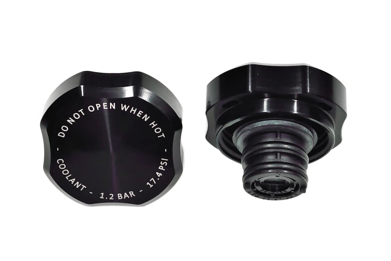 HQ AW-6061 Billet Low Pressure 1.2 Bar CNC Aluminum Radiator Cap For BMW 鋁合金 CNC 低壓水箱蓋 (備水桶洩壓蓋) | JNK Motorsport by TAG Engineering Group