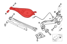 Forged Billet Rear Upper Control Arm Set For BMW E46, Z4(E85, E86, E89) 鍛造鋁合金魚眼可調後上支臂(含魚眼李子串) | JNK Motorsport by TAG Engineering Group