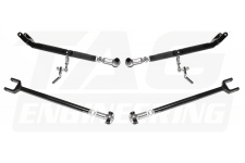 Forged Billet Rear Upper & Lower Control Arm Set for BMW E46, Z4(E86) 鍛造鋁合金魚眼可調後控制臂全套組 | JNK Motorsport by TAG Engineering Group