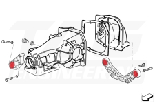 Rear Differential Bushing Kit For BMW E36 M3 3.2 EVO (S50B32 Euro) 強化型後差速器鐵套三件組 | JNK Motorsport by TAG Engineering Group