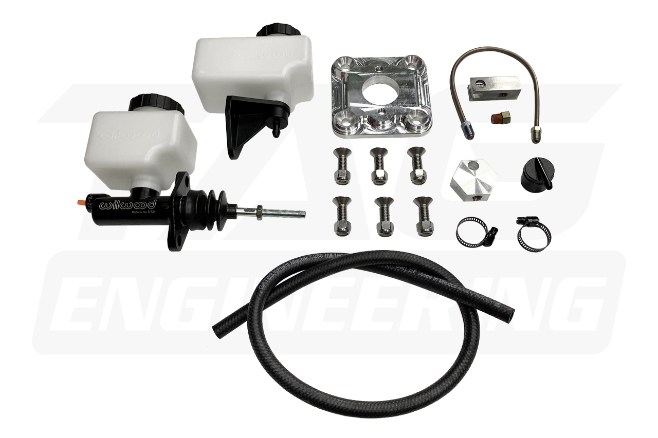 Gen2 Brake Booster Delete Kit With Wilwood Master Cylinder Set For BMW E30 煞車倍力器移除套件 | JNK Motorsport by TAG Engineering Group