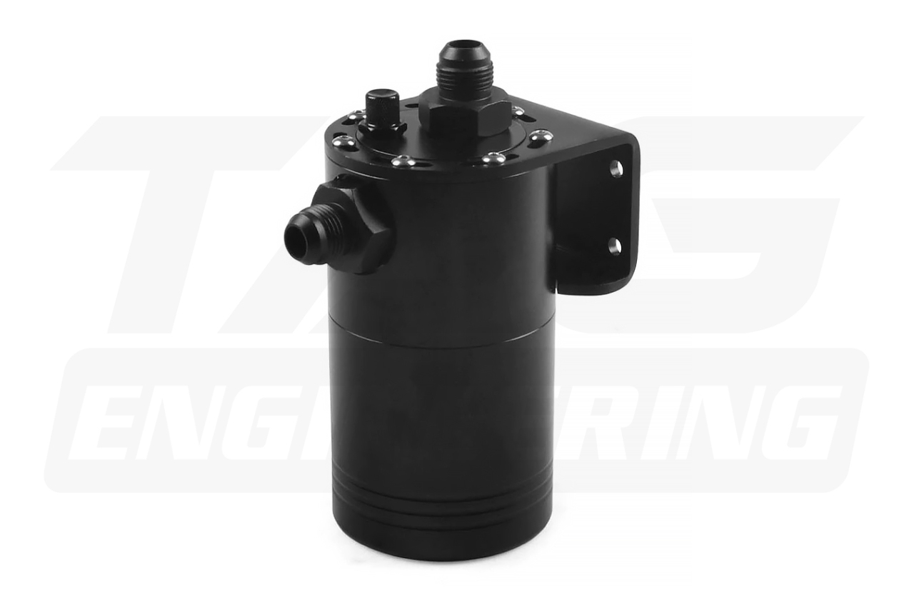 Regerio Billet 600ml Oil Catch Can With Separator Reservoir Filter, AN10 Fitting 高品質鋁合金油氣回收罐 (帶快拆油尺) | JNK Motorsport by TAG Engineering Group