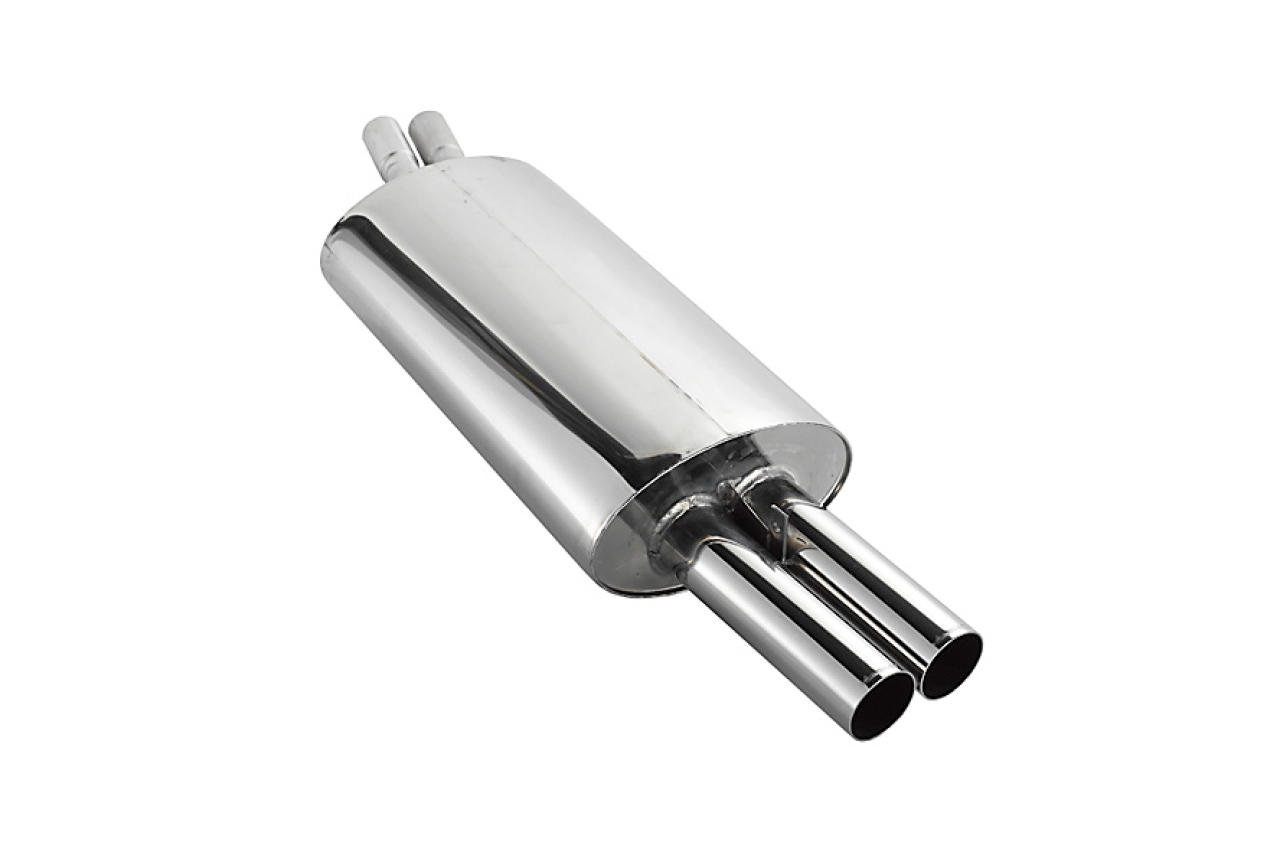 Eisenmann Performance Exhaust Sport Version Rear Silencer For BMW E30 M3 (2xØ70mm) | JNK Motorsport by TAG Engineering Group