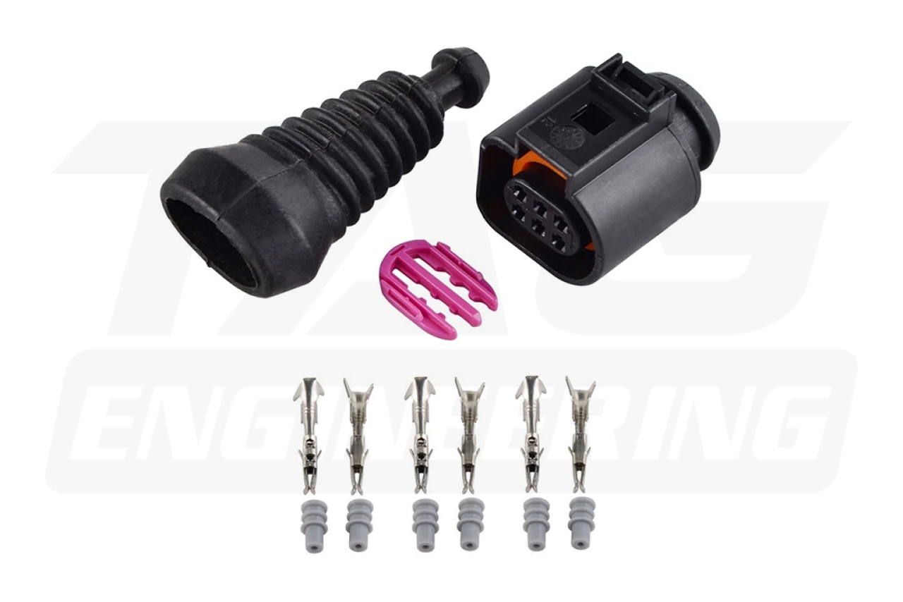 OE 6P Bosch Lsu 4.9 O2/AFR Lambda Sensor Connector And Terminal Set 含氧感知器插頭組 (含端子) | JNK Motorsport by TAG Engineering Group
