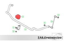 23 Pcs Complete Suspension Bushing Set For BMW E46 M3 全車底盤 23 件強化鐵套組 | JNK Motorsport by TAG Engineering Group