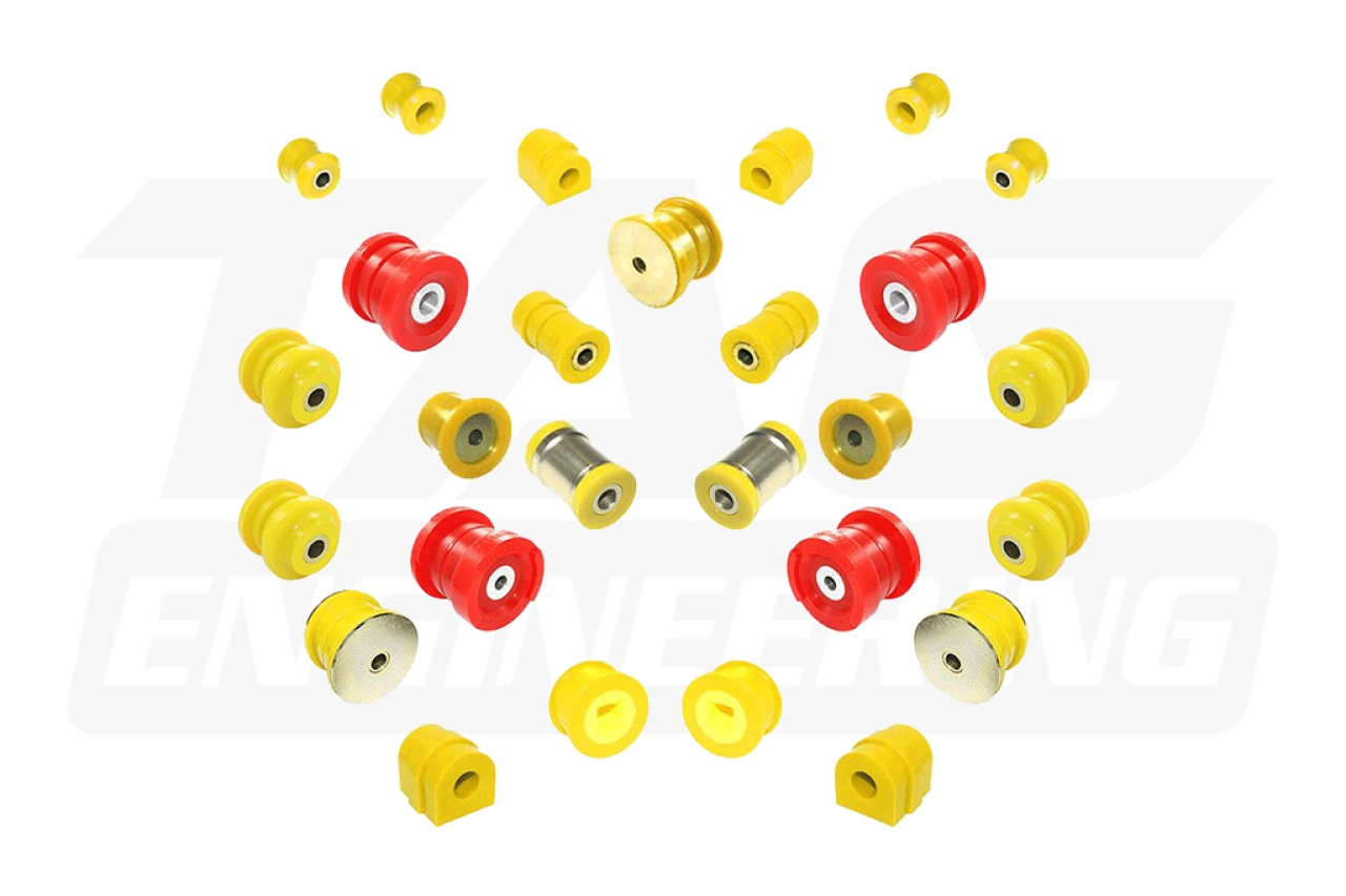 23 Pcs Complete Suspension Bushing Set For BMW E46 M3 全車底盤 23 件強化鐵套組 | JNK Motorsport by TAG Engineering Group