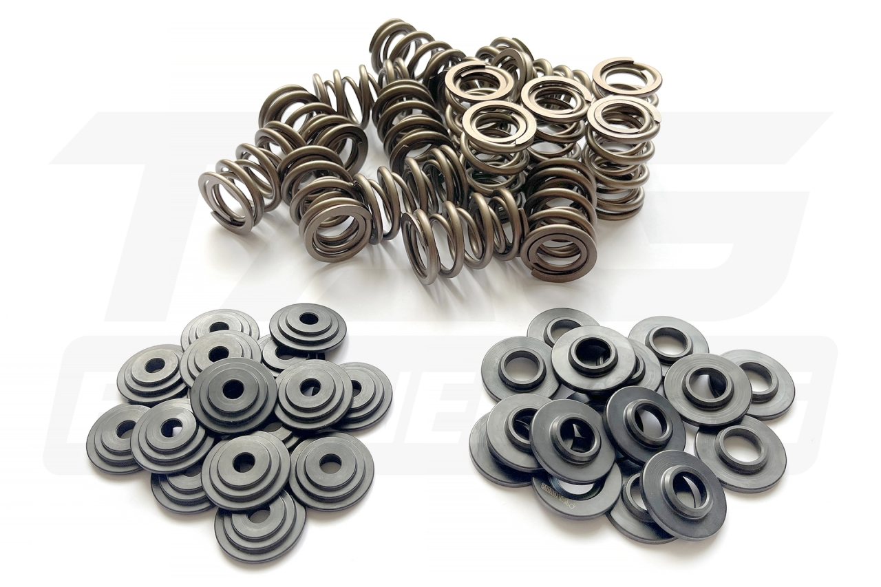 High Performance Strong Dual Valve Spring + Billet Retainer, Locators Set For BMW E36 M3 – S50B30, S50B32 Euro Engine 強化雙卷氣門彈簧 + 強化鍛鋼上下固定器套組 (96pcs) | JNK Motorsport by TAG Engineering Group