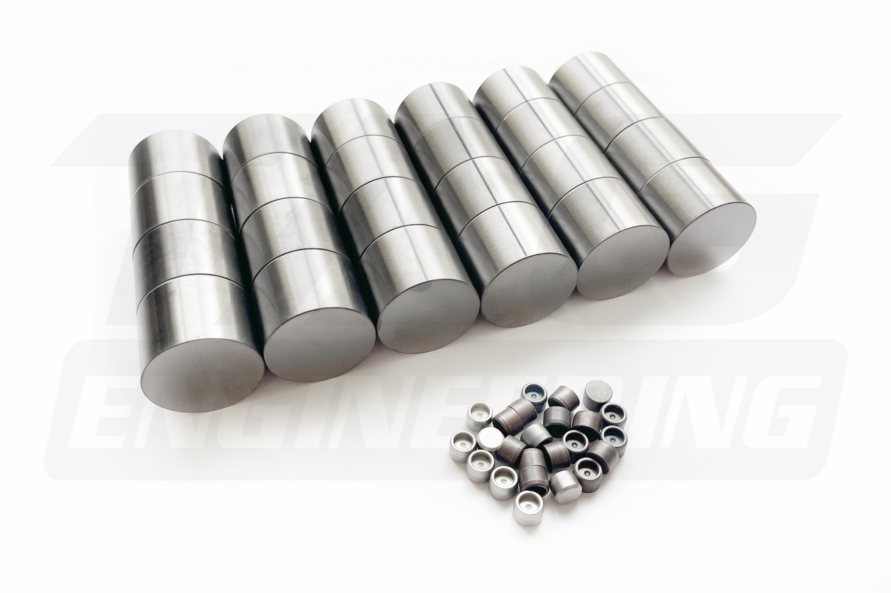 High Performance Solid Lifter + Lash Cap Set For BMW M50, M52 Single VANOS Engine 高強度固態實心頂桶組 (48Pcs) | JNK Motorsport by TAG Engineering Group