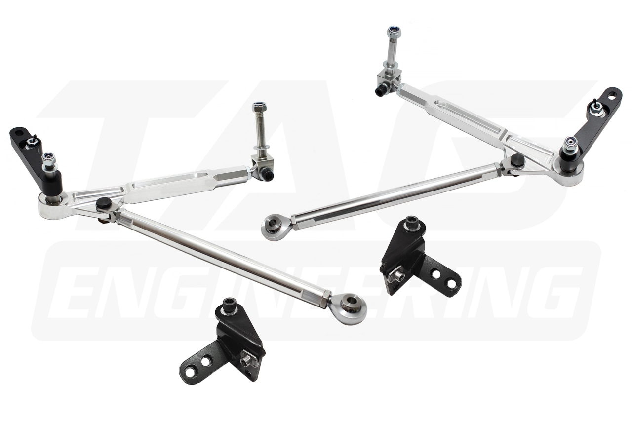 Forged Billet DTM Gr.A Front Control Arm Set w/Roll Center Kit For BMW E46, Z4(E85, E86) Non-M 鍛造鋁合金全可調前三角架組 (含傾滾中心校正套件) | JNK Motorsport by TAG Engineering Group