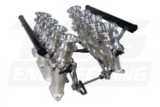 Complete Bolt On ITB Kit (Cathedral Port) Open Trumpet For BMW M60, M62 V8 Engines 完整專用直上 8 喉直噴進氣系統 (開放式) | JNK Motorsport by TAG Engineering Group