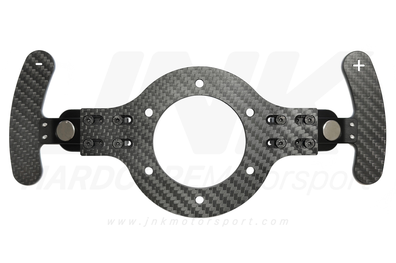 JNK PSM-BC Motorsport-Type Billet Magnetic Paddle Shifter w/Carbon Bracket Kit 賽車方向盤磁吸式換檔撥片模組 (碳纖維支架) | JNK Motorsport by TAG Engineering Group