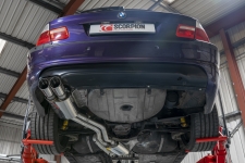 Scorpion Gen2 Sport Type Double-IN Cat-Back System Exhaust Set W/83mm Dayton Trim For BMW E46 320, 325, 330 (2000-2006) | JNK Motorsport by TAG Engineering Group