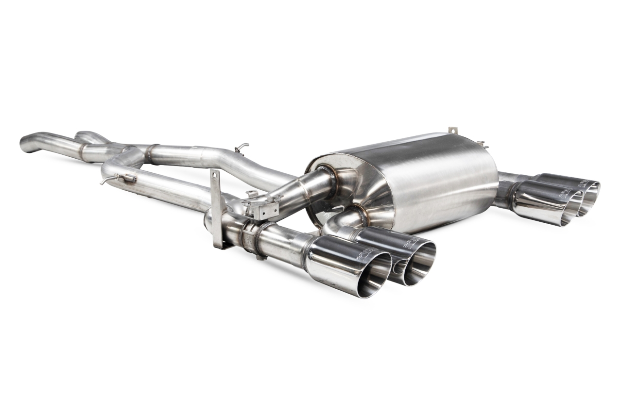 Scorpion Sport Type Non-Res Cat-Back System Exhaust Set For BMW F80 M3 Non GPF Model (90mm Daytona Trims) | JNK Motorsport by TAG Engineering Group