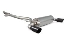Scorpion Sport Type Non-Resonated Cat-Back System Exhaust Set For BMW F20 M135i (W/90mm Black Ceramic Coated Daytona Trim) | JNK Motorsport by TAG Engineering Group