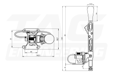 Gen2 PRO-Seires Short Shifter For BMW H-Type Pattern With Reverse Blocking 專業版可調節式自歸位快排系統 (帶倒檔鎖定) | JNK Motorsport by TAG Engineering Group