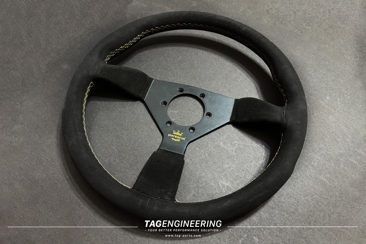*USED Parts – Genuine Personal Grinta 350mm 麂皮賽車方向盤 (中古, 二手良品) | JNK Motorsport by TAG Engineering Group