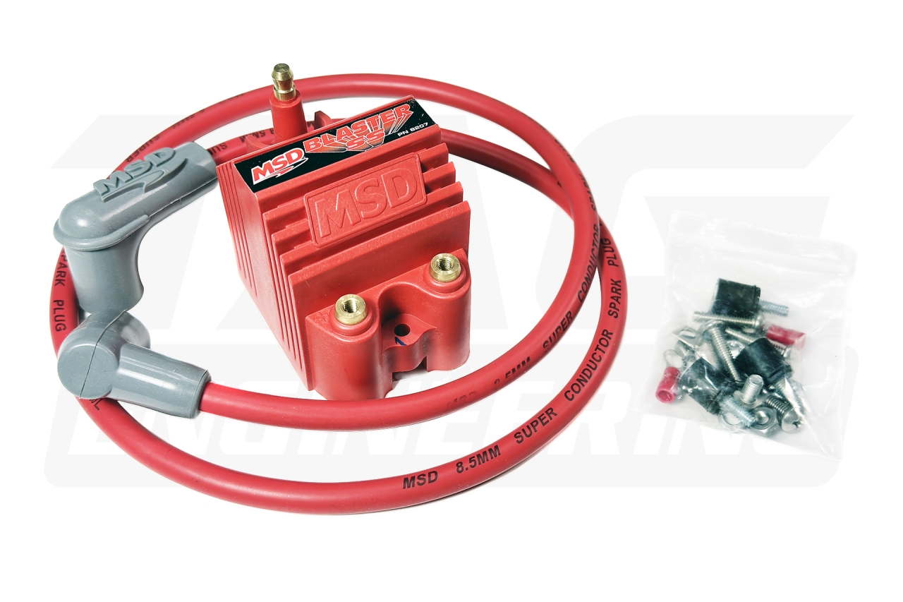 MSD 8207 High Power Coil w/Ignition Coil Lead Cable For BMW M20 Engine 高功率點火線圈含考爾端主電纜 | JNK Motorsport by TAG Engineering Group