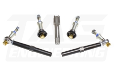 Forged Billet Bump Steer Tie Rod Bar & Roll-Center Correction Kit For BMW E46 M3 鍛造魚眼前軸幾何校正套件 (33mm外球頭) | JNK Motorsport by TAG Engineering Group